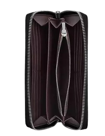 Coach Long Zip Around Wallet With Heart Bolt Print - Image 2
