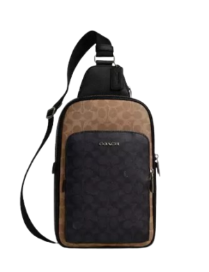 Coach Ethan Pack In Blocked Signature Canvas