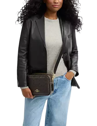 Coach Carey Crossbody Bag In Signature Canvas - Image 2