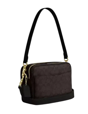 Coach Carey Crossbody Bag In Signature Canvas - Image 4