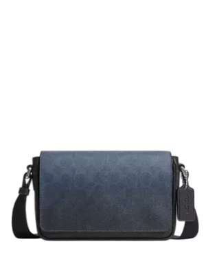 Coach Jack Small Flap Crossbody Bag In Ombre Signature Canvas
