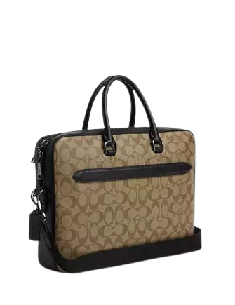 Coach Ethan Slim Brief In Signature Canvas - Image 3