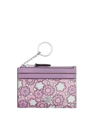 Coach Mini Skinny Id Case With Floral Print