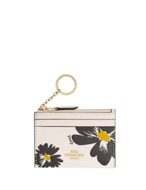 Coach Mini Skinny Id Case With Floral Print