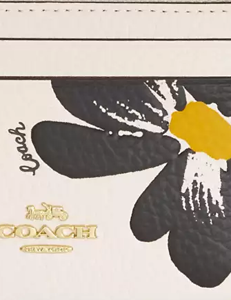 Coach Mini Skinny Id Case With Floral Print - Image 3