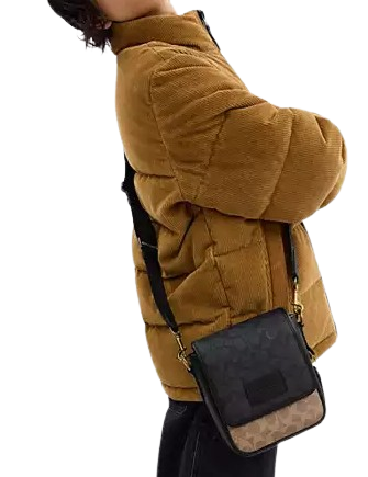 Coach Lucas Crossbody Bag In Blocked Signature Canvas - Image 2
