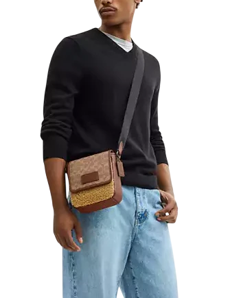 Coach Lucas Crossbody Bag In Signature Canvas - Image 4