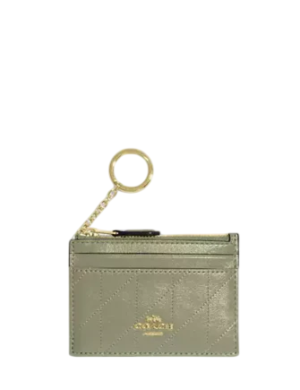 Coach Mini Skinny Id Case With Quilting