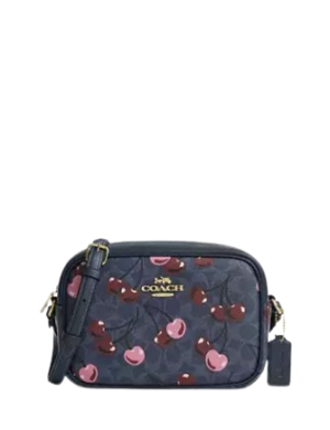 Coach Jamie Camera Bag In Signature Canvas With Cherry Print