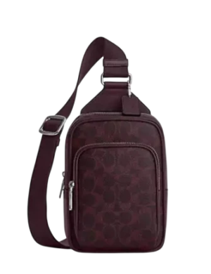 Coach Racer Sling Pack In Signature Canvas