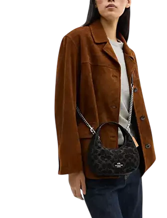 Coach Carmen Mini Crossbody Bag In Signature Denim - Image 4