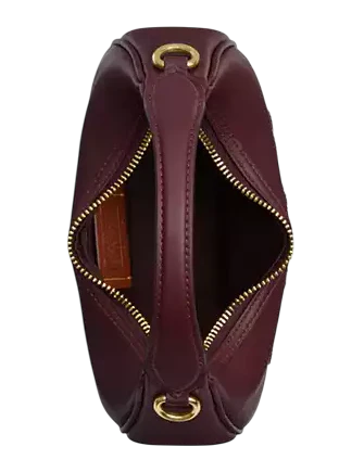 Coach Carmen Mini Crossbody Bag With Beaded Coach Graphic - Image 3