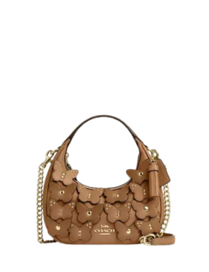 Coach Carmen Mini Crossbody Bag With Butterfly Applique