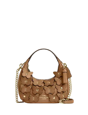 Coach Carmen Mini Crossbody Bag With Butterfly Applique