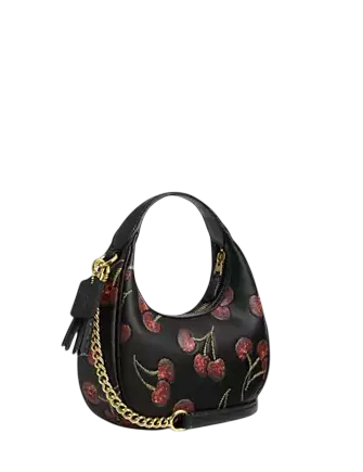 Coach Carmen Mini Crossbody Bag With Cherry Print - Image 3