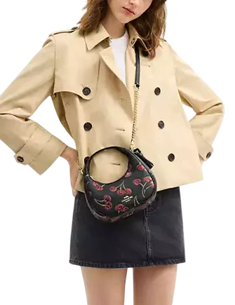 Coach Carmen Mini Crossbody Bag With Cherry Print - Image 4