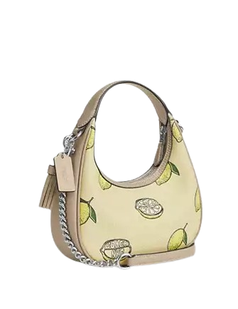 Coach Carmen Mini Crossbody Bag With Lemon Print - Image 3