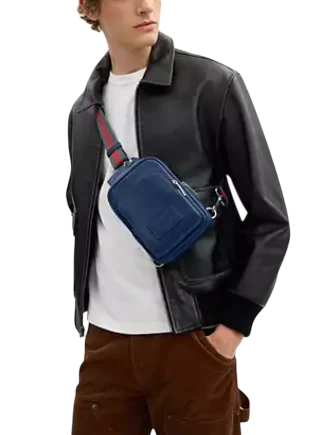 Coach Racer Sling Pack With Varsity Stripe Webbing - Image 4