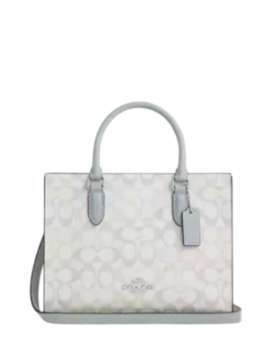 Coach Maggie Small Tote Bag In Pretty Signature Canvas