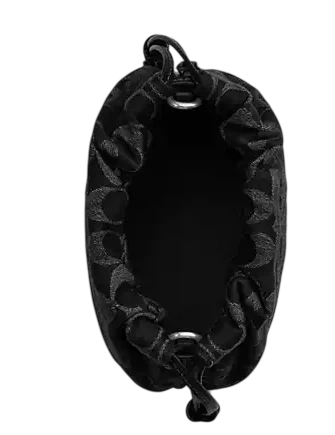 Coach Faye Mini Drawstring Bag In Signature Denim - Image 2