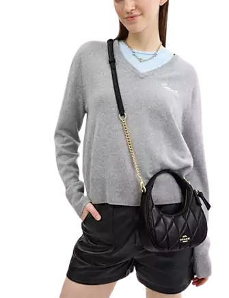 Coach Carmen Mini Crossbody Bag With Quilting - Image 2
