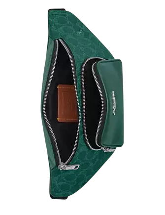 Coach Racer Small Belt Bag In Signature Canvas - Image 3