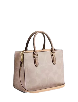 Coach Maggie Small Tote Bag In Signature Canvas - Image 3