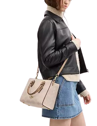 Coach Maggie Small Tote Bag In Signature Canvas - Image 4
