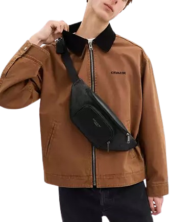 Coach Racer Small Belt Bag In Signature Canvas - Image 2