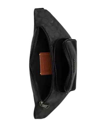 Coach Racer Small Belt Bag In Signature Canvas - Image 4