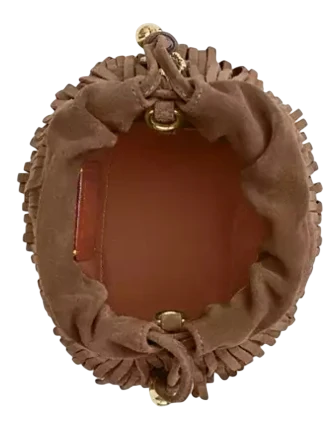Coach Faye Mini Drawstring Bag With Fringe - Image 4
