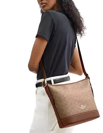 Coach Jude Duffle Bag In Signature Canvas - Image 3