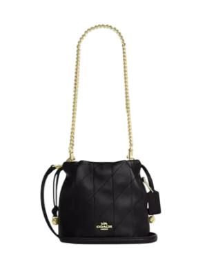 Coach Faye Mini Drawstring Bag With Quilting