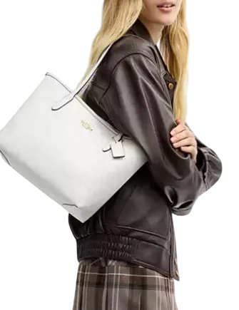 Coach Medium City Tote Bag In Signature Canvas - Image 2