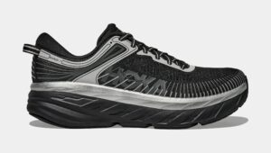 Bondi 7 Mens Running Shoes (Black/Stardust)