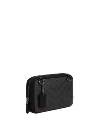 Coach Carrier Phone Crossbody In Signature Canvas - Image 3