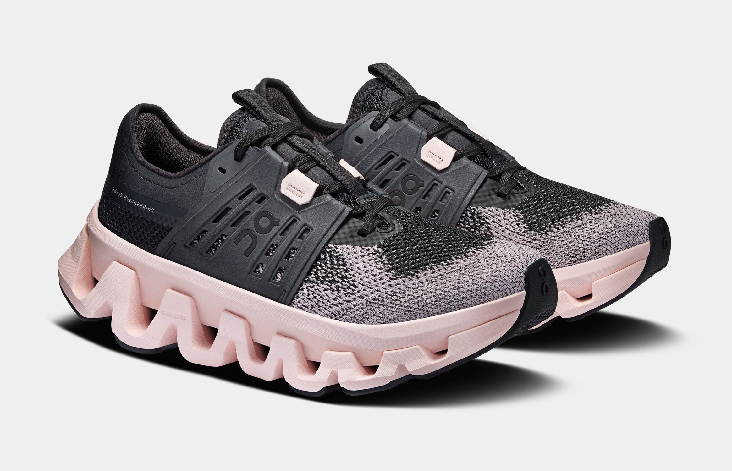 Cloudswift Amp Womens Running Shoes (Black/Salt) - Image 4