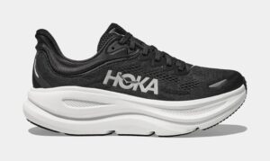 Bondi 9 Mens Running Shoes (Black/White/Black)