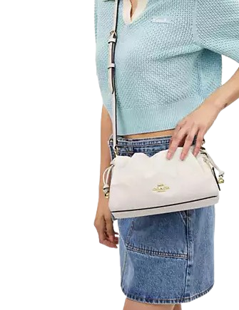 Coach Faye Shoulder Bag With Ruching - Image 2