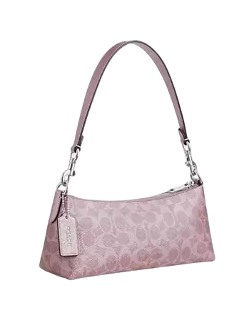Coach Charlotte Shoulder Bag In Signature Canvas - Image 3