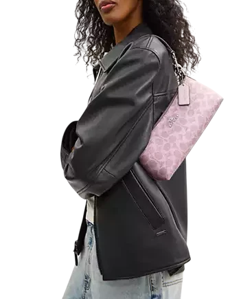 Coach Charlotte Shoulder Bag In Signature Canvas - Image 4