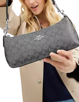 Coach Charlotte Shoulder Bag In Signature Canvas - Image 2