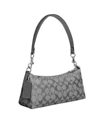 Coach Charlotte Shoulder Bag In Signature Canvas - Image 3
