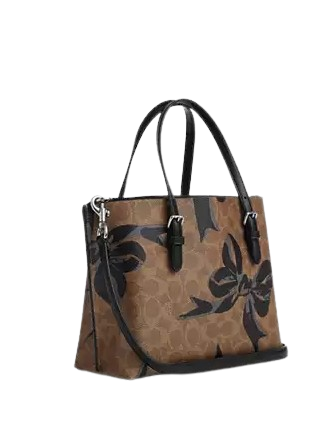 Coach Mollie Tote Bag 25 In Signature Canvas With Bow Print - Image 3