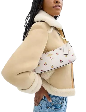 Coach Charlotte Shoulder Bag With Heart Print - Image 4