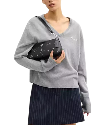 Coach Charlotte Shoulder Bag With Star Print - Image 4