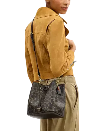 Coach Rowan Bucket Bag In Loved Signature Canvas With Charms - Image 2