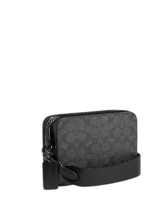 Coach Charter Crossbody Bag 19 In Signature Canvas With Coach Graphic - Image 3