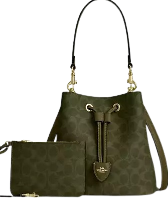 Coach Rowan Bucket Bag In Signature Canvas - Image 3