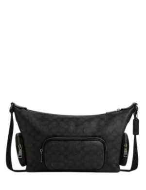 Coach Finn Crossbody Bag With Pockets In Signature Canvas